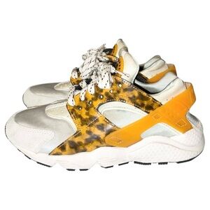 Nike Huarache Run OG Tortoise Shell Women’s Size 7 Brown Beige Yellow Athletic
